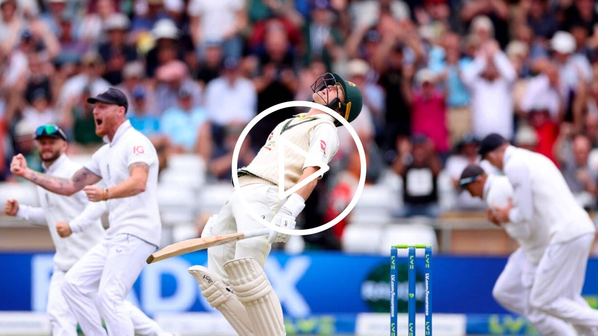 [WATCH] Woakes Knocks Over Labuschagne With An Unplayable Delivery